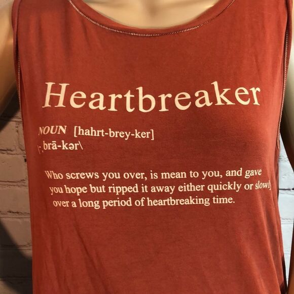 Pull and Bear Heartbreaker Heavy Tank Top Euro Medium - Picture 3 of 8
